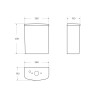 Бачок BelBagno PRADO BB10150T