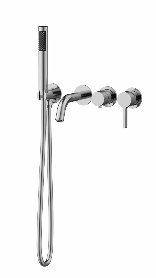 Смеситель для ванны Villa VTFW-1VL1CH, встраиваемый, хром