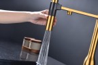 Смеситель для кухни Magneto One, брашированное золото, Ma213188-BG, Paulmark