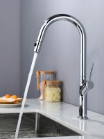Смеситель для кухни AQUAme Cucina с выдвижным изливом AQM9905CR
