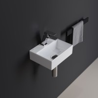 Раковина BERGES Small накладная, 29х24 см, с отверстием под смеситель