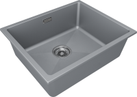 Мойка LUMI 55UNI, IT-GRANIT, LU55-GRM, серый металлик, 555х460, Paulmark