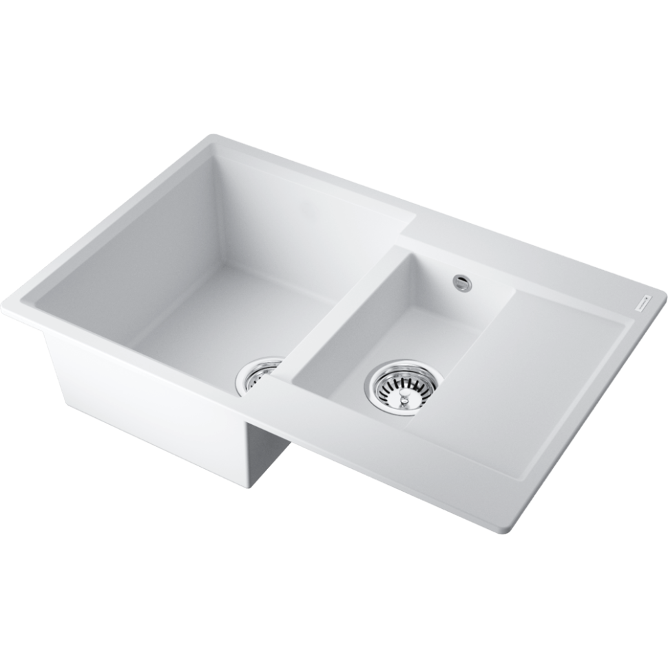 Кухонная мойка Omoikiri Daisen 78-2T-WH Tetogranit/белый