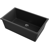 Кухонная мойка Omoikiri Okinoshima 76-U/I-BL Natceramic/черный