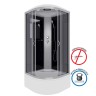 Душевая кабина Niagara Classic NG-2507-14 (80х80х215) высокий поддон(40см),стекло тонированное,4 места