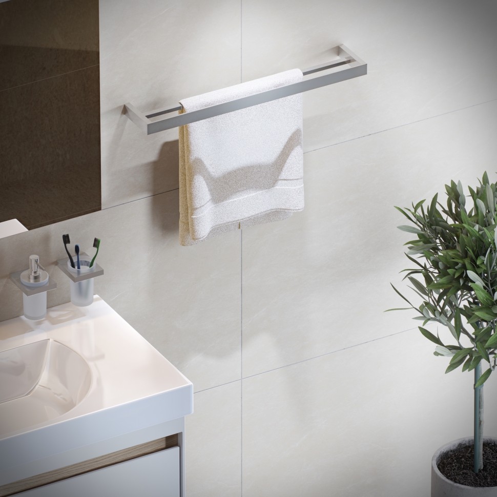 Полотенцедержатель двойной Timo Petruma 15256/00 хром