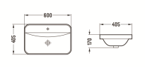 Раковина Ceramalux 78699