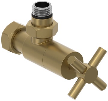 Вентиль угловой крест (G 1/2" НР х G 3/4" НГ)