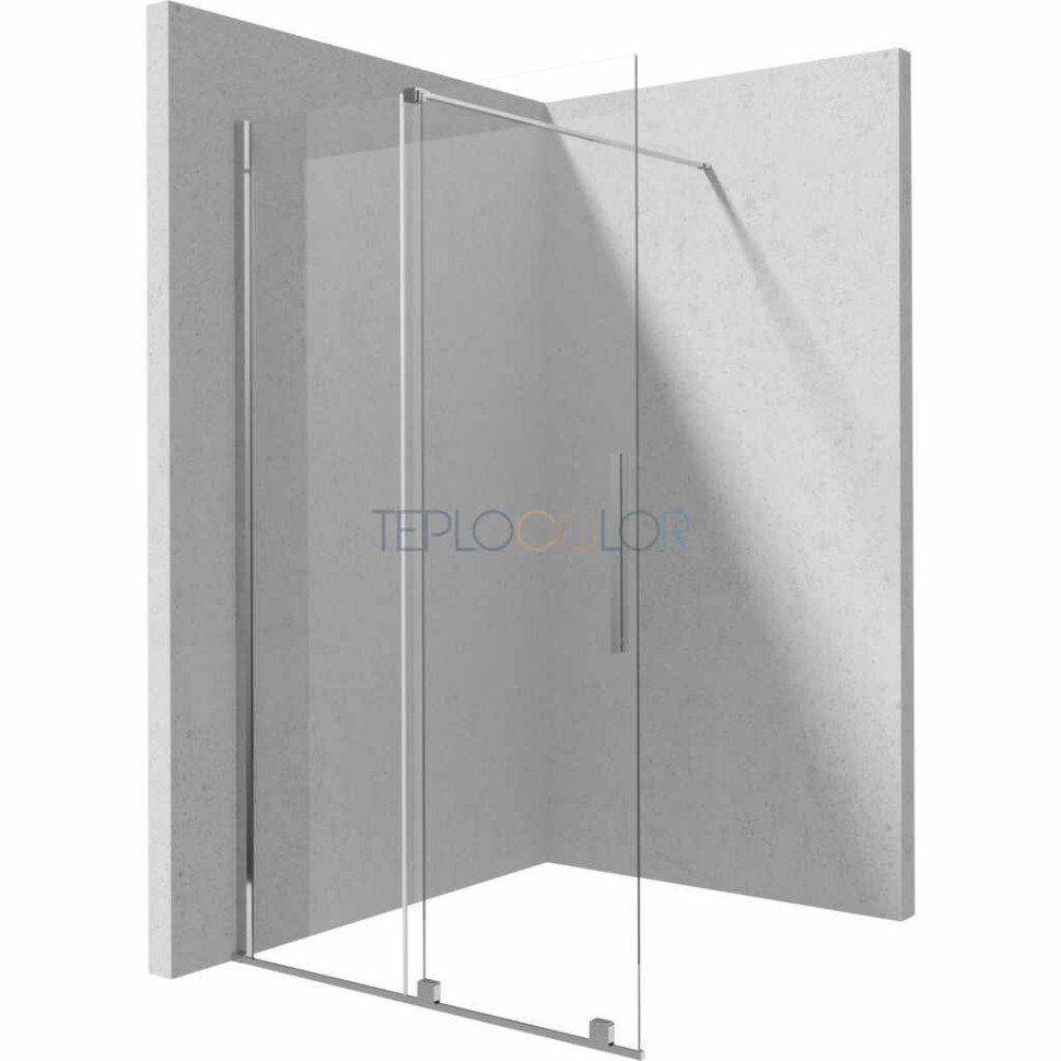 Стенка для душа, walk-in, 120 см - раздвижные