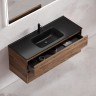 Тумба подвесная SANCOS Libra 1190х450х500, c двумя ящиками оснащенными доводчиками, дуб чарльстон, арт. LB120-1ECH