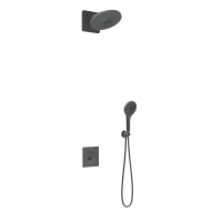 Душевой комплект Inspire VSFW-3I21MT5GM встраиваемый, термостат, двухрежимный, вороненая сталь