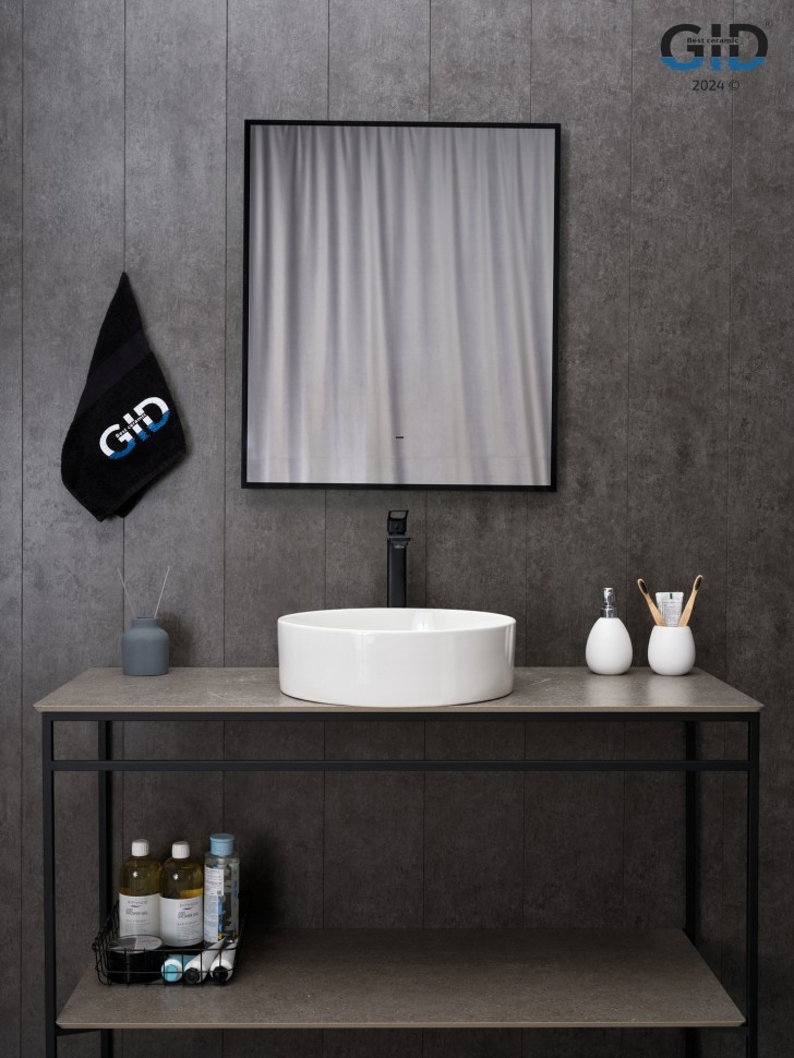 Раковина Gid N9423 51143 накладная белая 40x40x12