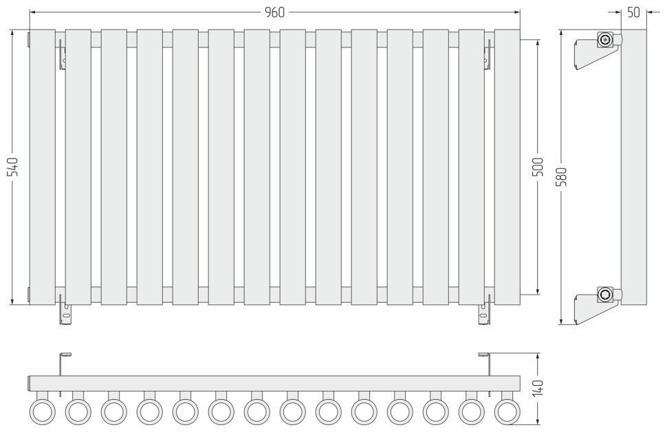 Кумир-0 500х960 14 секций