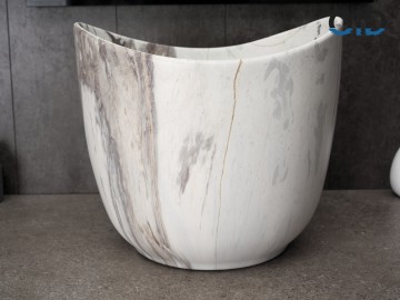 Раковина Gid Mnc9303 54479 накладная под камень матовая 36x36x32