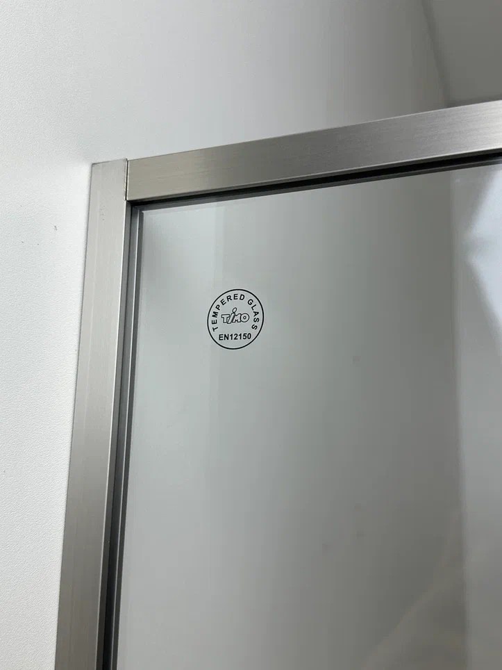 Timo Душевая дверь TDSS-140/13C-8L, раздвиж 1400*2000, проф никель + торцевое стекло TSS-1000/13C-8 1000*2000, проф никель