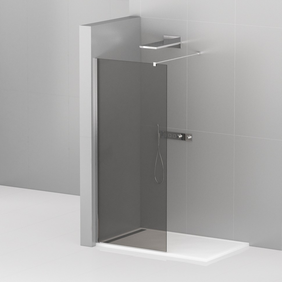 Душевая перегородка CEZARES LIBERTA-L-1-120-120-GR-Cr