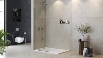 Душевая перегородка универсальная LIBERTA-L-1-TB-95-C-Cr