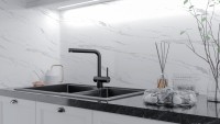 Смеситель для кухни Dosse, антрацит, Do214418-401(AN), Paulmark