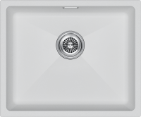 Мойка LUMI 55UNI, IT-GRANIT, LU55-WH, белый, 555х460, Paulmark