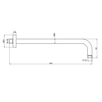AQM8404BN Набор для комплектации душа со смесителем, шлифованный никель