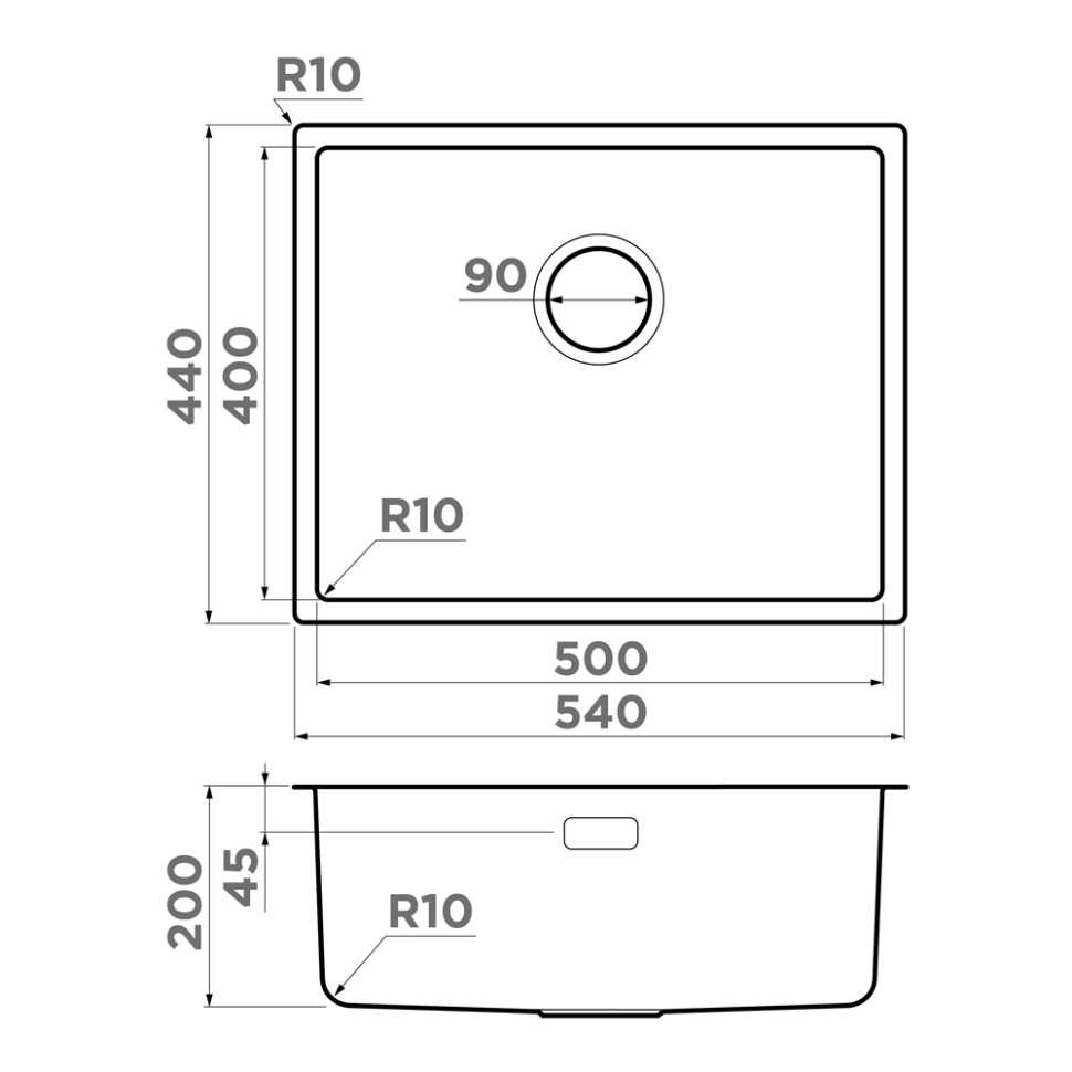 Кухонная мойка Omoikiri Tadzava 54-U/I Ultra-LG нерж. сталь/светлое золото