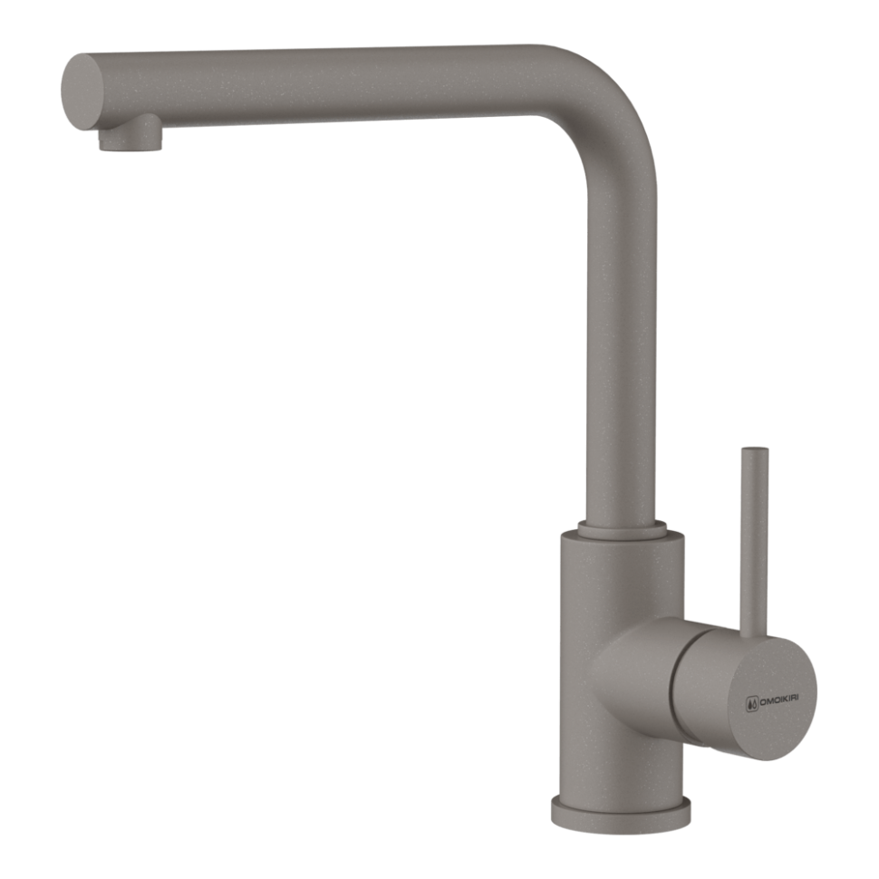 Смеситель для кухни Omoikiri Nakagawa-P-GR латунь/leningrad grey