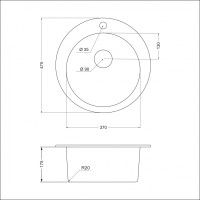 Мойка EMAR EMQ-1475.C EMQ-1475.C Берилл