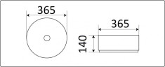 Умывальник CeramaLux C1055