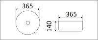 Умывальник CeramaLux C1055