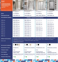 Душевая дверь RGW PA-14Gb (Прозрачное, 1200)