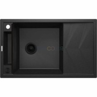 Гранитная мойка - магнитная, 1-чаша с осушкой