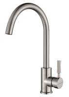 Смеситель для кухни HOLSTEIN, брашированная сталь, Ho212063-BS, Paulmark