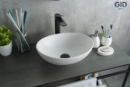 Раковина Gid N900 51164 накладная белый матовый 41x34x15