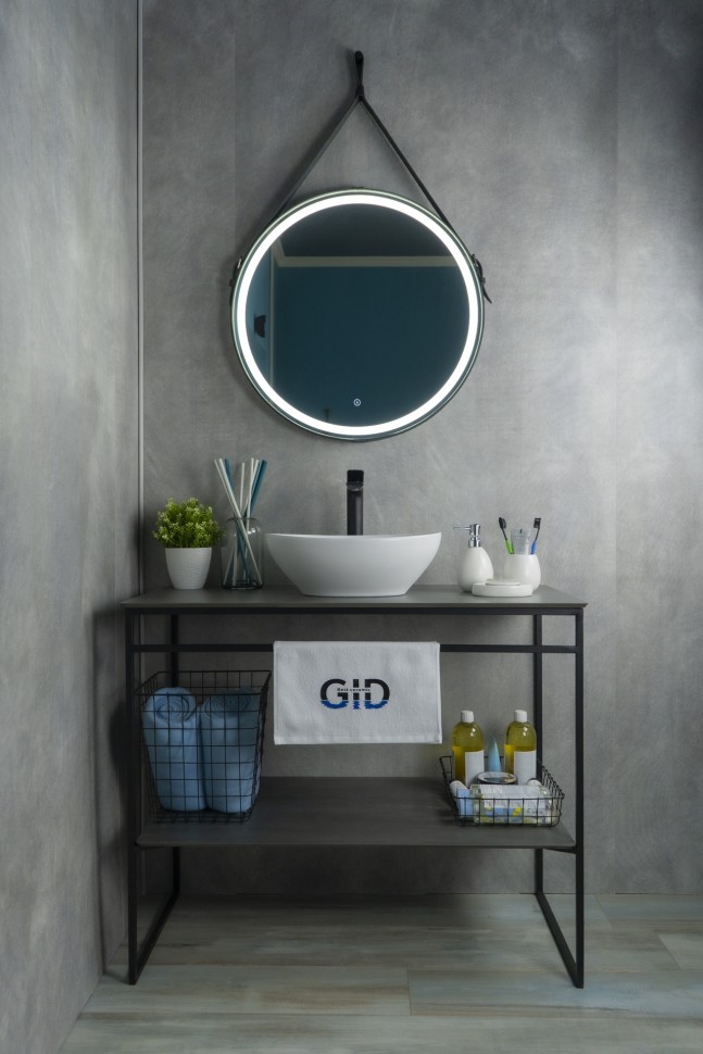 Раковина Gid N900 51164 накладная белый матовый 41x34x15