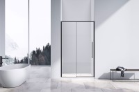 Душевая дверь Slim-N VDS-4SN120CLB, 1200, черный, стекло прозрачное