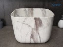 Раковина Gid Mnc9301 54480 накладная под камень матовый 36x36x25.5