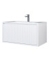 Тумба под раковину для ванной Uperwood Next Premium подвесная, 80 см, белая, 1 ящик