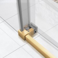 Душевой уголок Slim Soft VSR-1SS1012CLG, 1200*1000, брашированное золото, стекло прозрачное