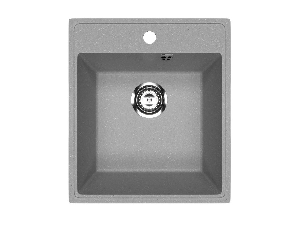 Кухонная мойка из искусственного камня Uperwood ECON UPD-404-003, прямоугольная, серая матовая