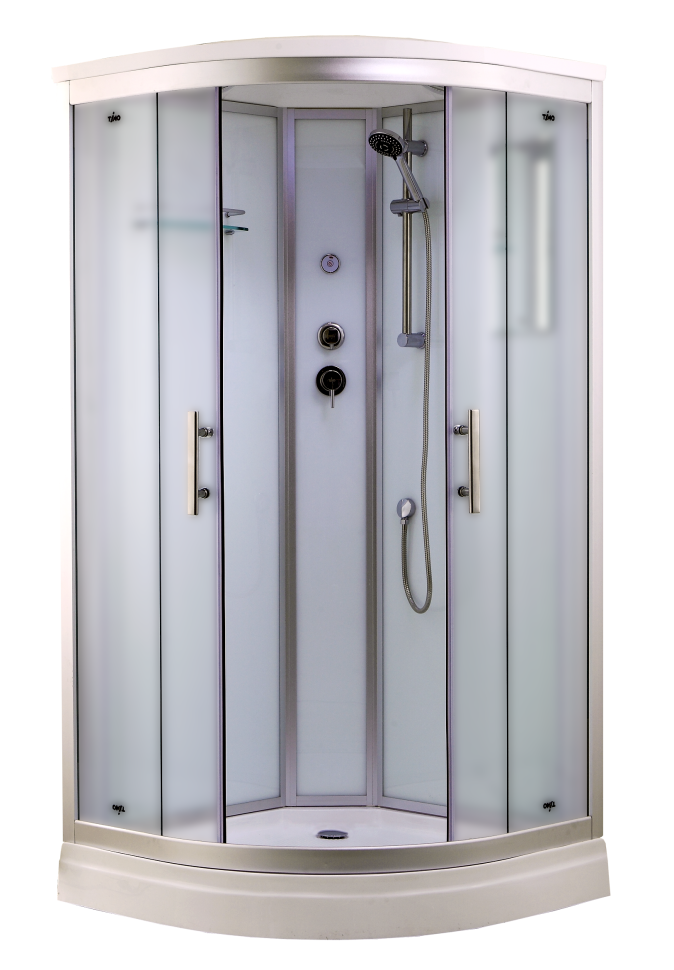 Timo Standart T-6609 Silver Fabric душевая кабина (90*90*220), шт