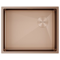 Мойка нерж. сталь NEXT-SKEW 54 UNI, PM885444-BC, брашированная медь,540х440мм, Paulmark
