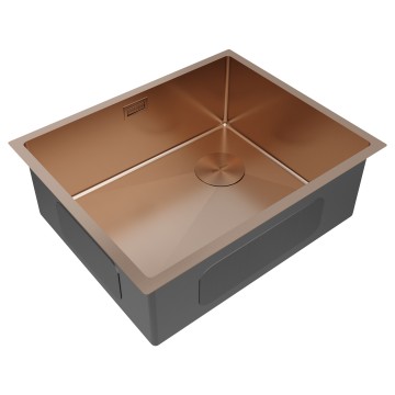 Мойка нерж. сталь NEXT-SKEW 54 UNI, PM885444-BC, брашированная медь,540х440мм, Paulmark
