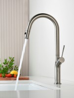 Смеситель для кухни AQUAme Cucina с выдвижным изливом AQM9905BN