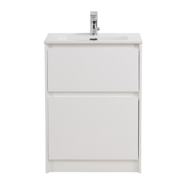 База под раковину напольная BelBagno KRAFT39-700/390-2C-PIA-BO Bianco Opaco