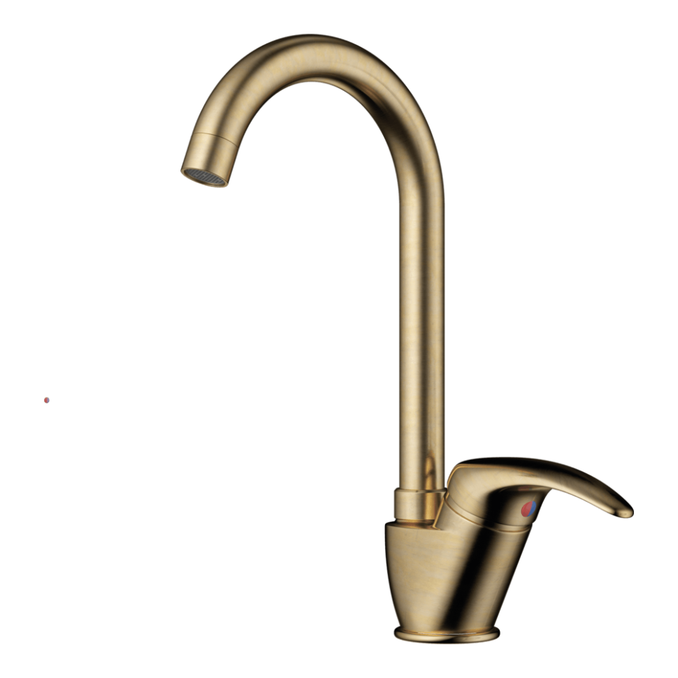 Смеситель для кухни Omoikiri Umi-AB-022 латунь/античная латунь