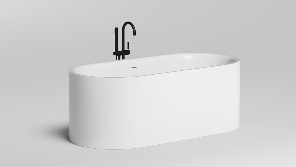 Ванна отдельностоящая PERLA 170x80 S-Sense Глянцевое