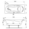 Акриловая ванна VAGNERPLAST KLEOPATRA 160x70