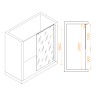 Душевая перегородка RGW WA-033 (Прозрачное, 1100)