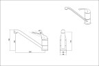 Смеситель EMAR EC-3009 3009.9 Алмаз