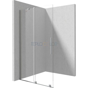 Стенка для душа, walk-in, 80 cm - раздвижные